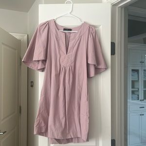 Pomander place lilac mini dress